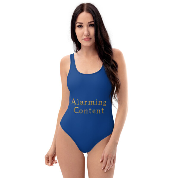 Alarming Content One Piece Swimsuit