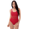 Alarming Content One Piece Swimsuit