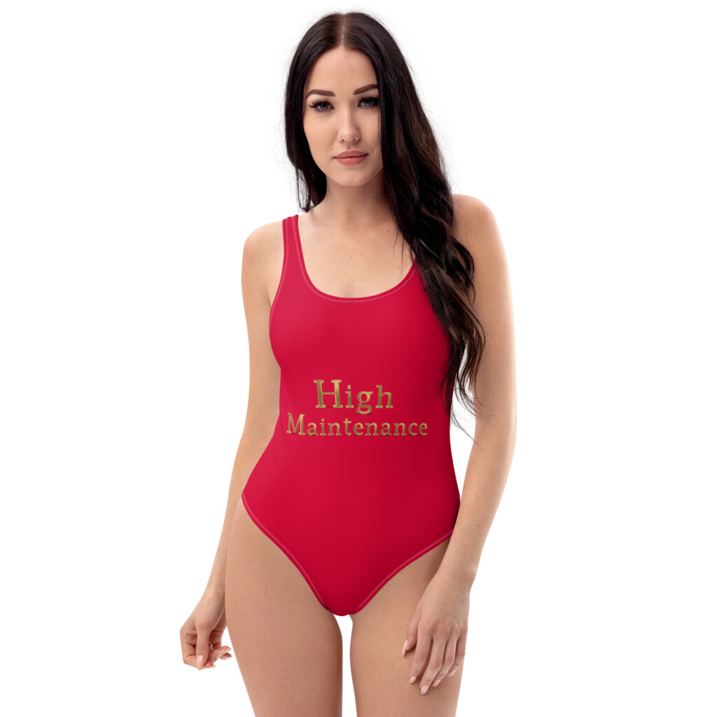 High Maintenance One Piece Swimsuit