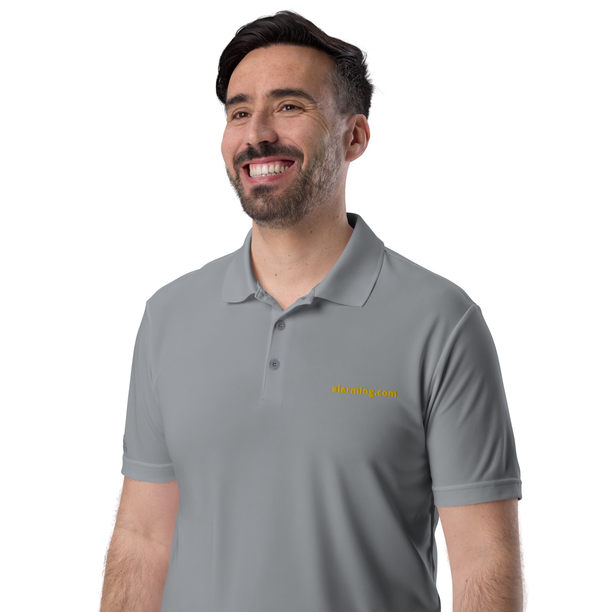 alarming.com Adidas Performance Polo
