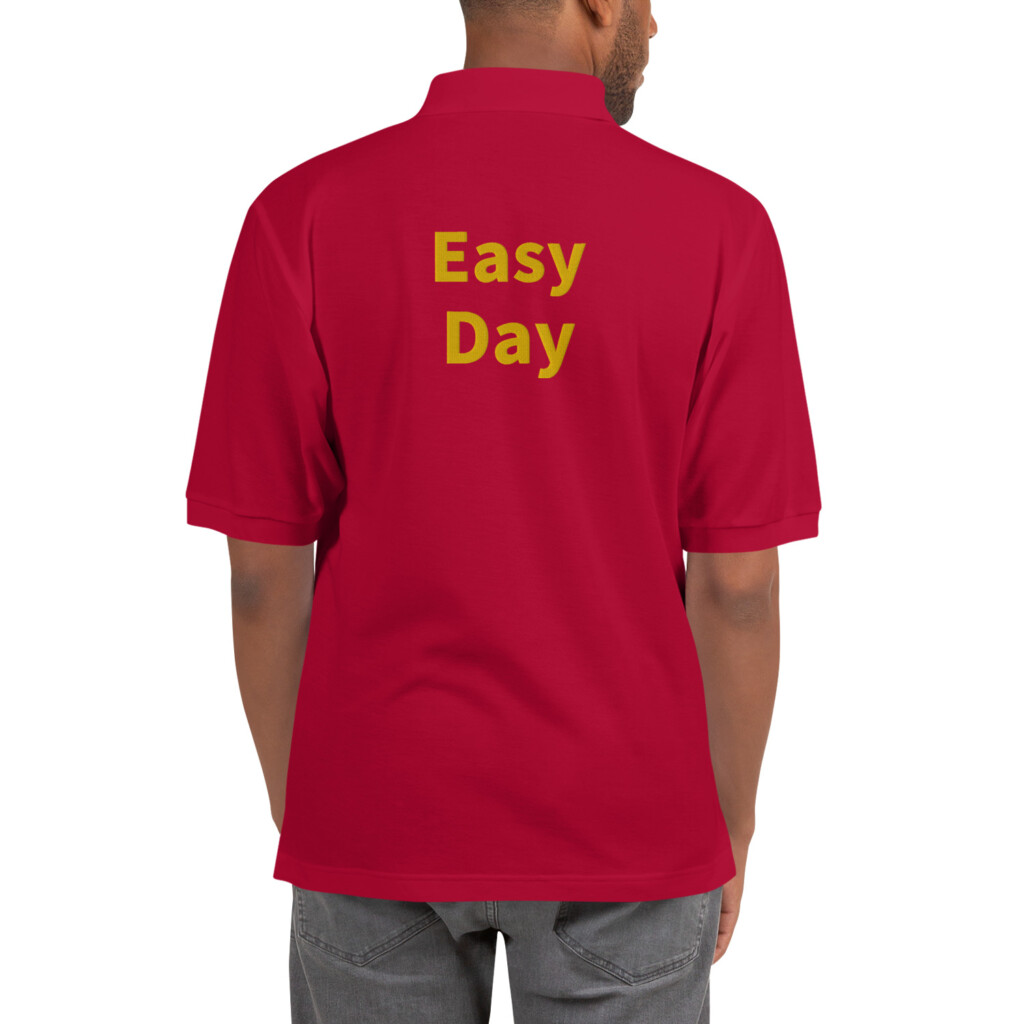 Easy Day Embroidered Polo