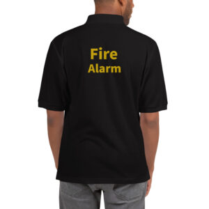 Fire Alarm Embroidered Polo