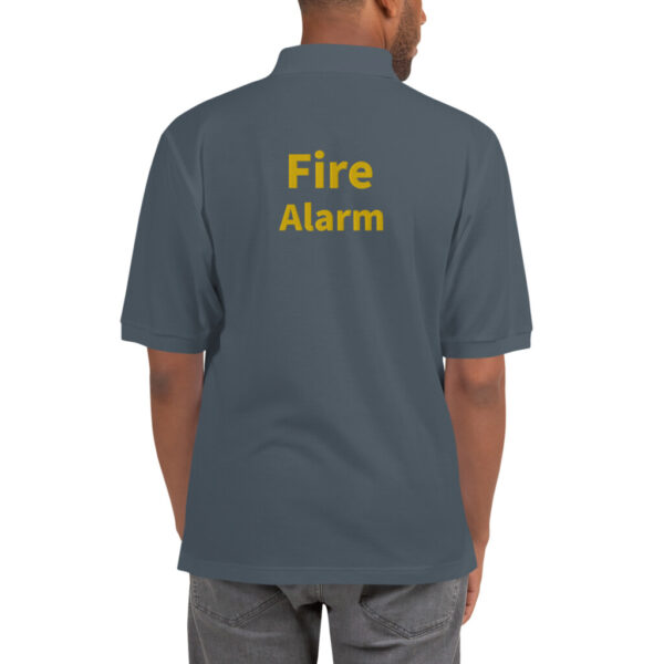 Fire Alarm Embroidered Polo