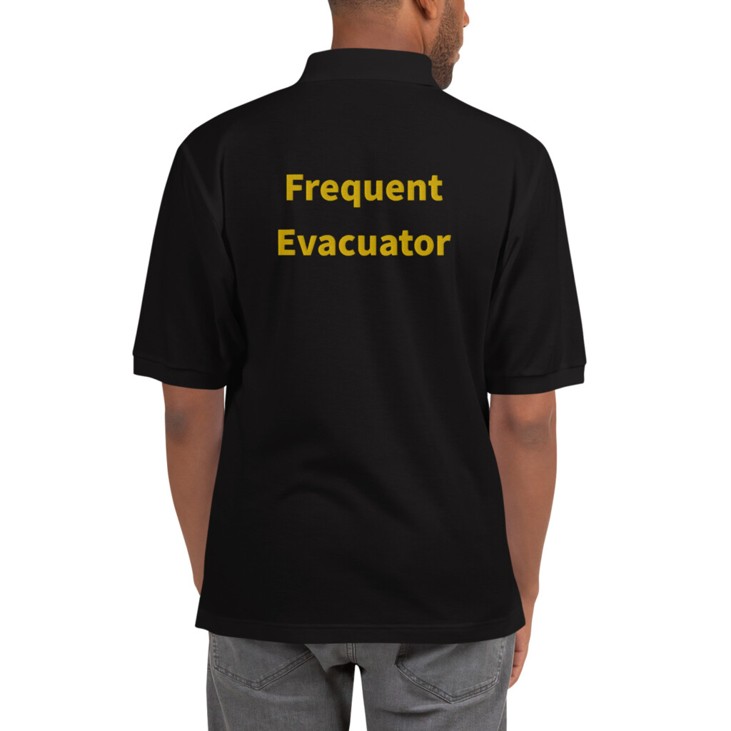Frequent Evacuator Embroidered Polo