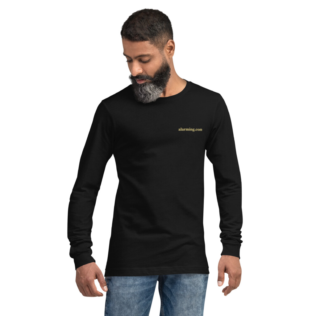 alarming.com Long Sleeve Tee - 2XL, Black