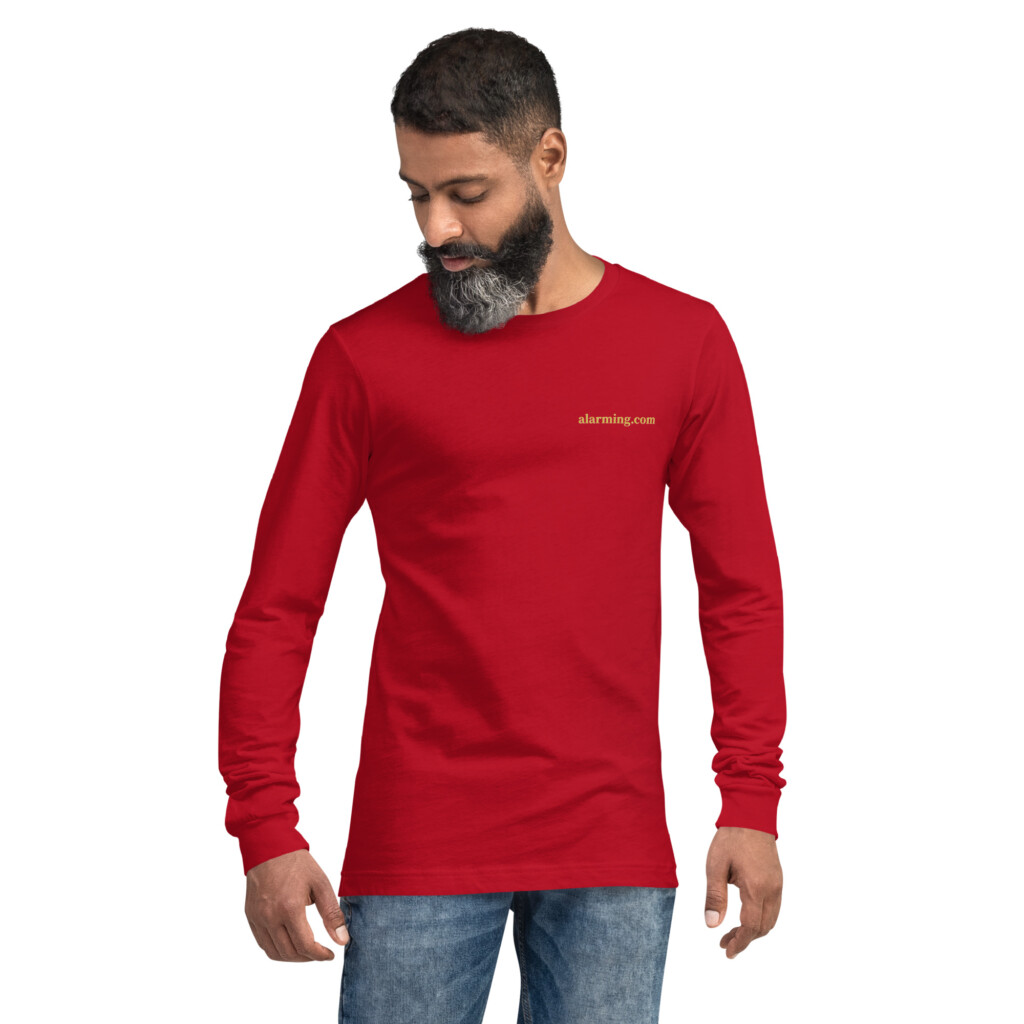 TEMPLATE Long Sleeve Tee II - Mens (Copy) - Red, M