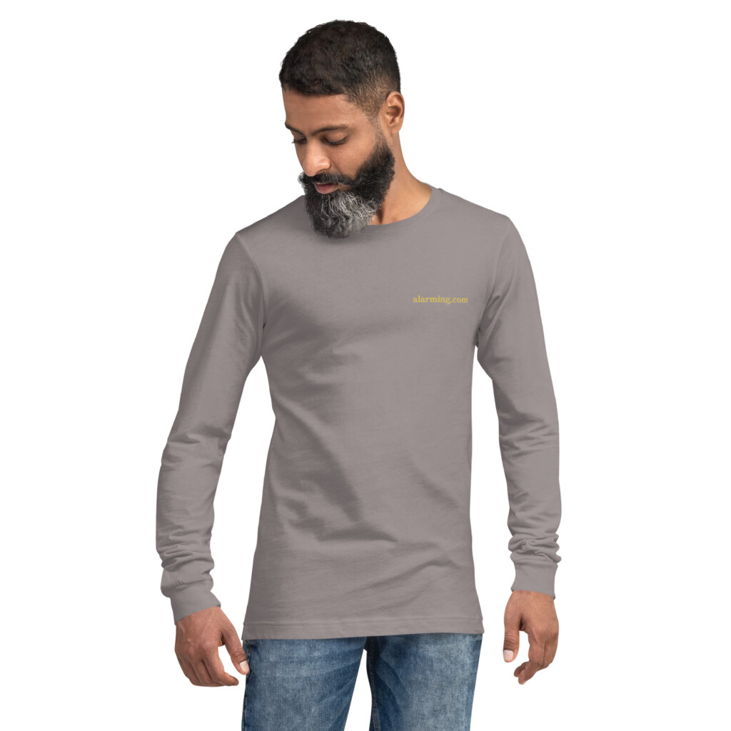alarming.com Long Sleeve Tee - 2XL, Storm