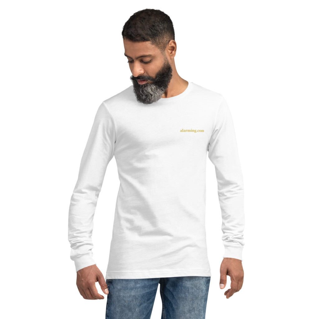 alarming.com Long Sleeve Tee - 2XL, White