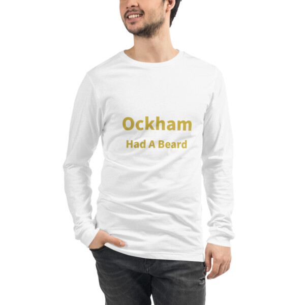 Ockham Had A Beard Long Sleeve Tee I
