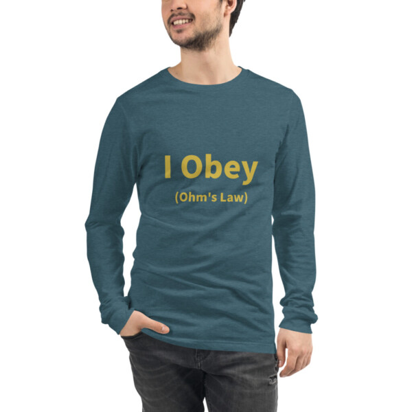 I Obey Ohm's Law Long Sleeve Tee I