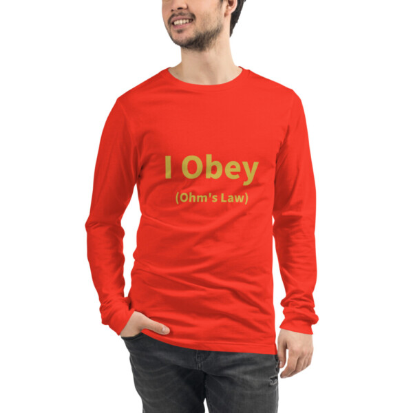 I Obey Ohm's Law Long Sleeve Tee I