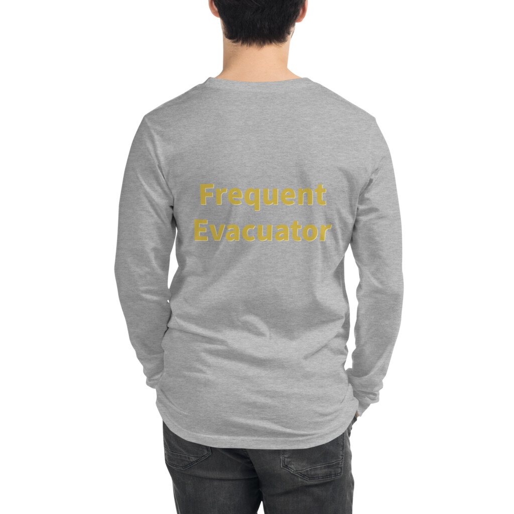 Frequent Evacuator Long Sleeve Tee II - Athletic Heather, 2XL