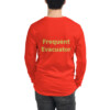 Frequent Evacuator Long Sleeve Tee II - Poppy, 2XL Frequent Evacuator Long Sleeve Tee II - Poppy, 2XL