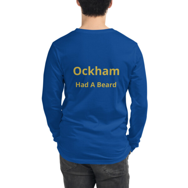 Ockham Had a Beard Long Sleeve Tee II