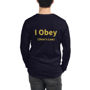 I Obey Ohm's Law Long Sleeve Tee II