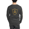 Security Symbol Plus Long Sleeve Tee II - Dark Grey Heather, 2XL