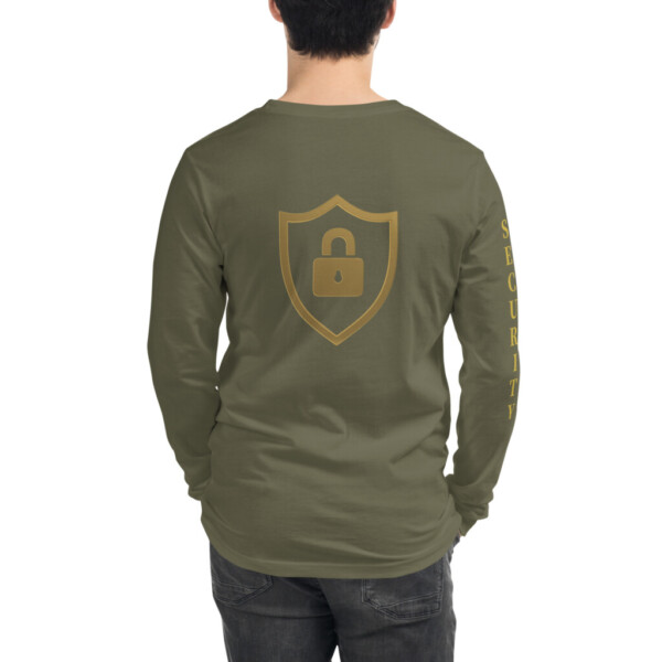 Security Symbol Plus Long Sleeve Tee II - Military Green, 2XL