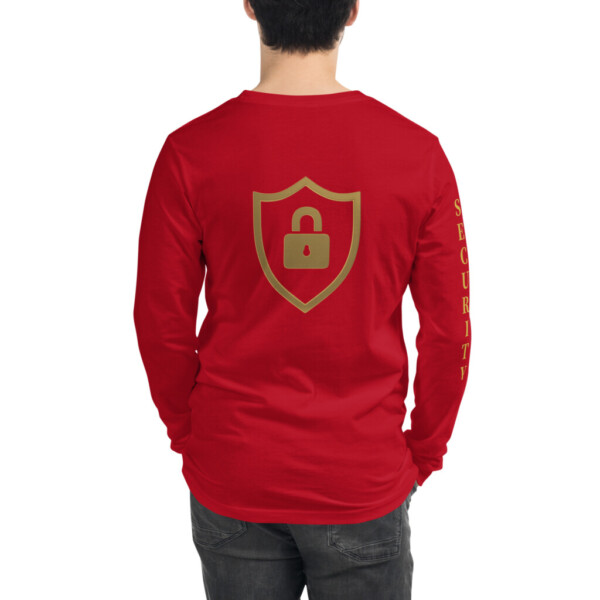 Security Symbol Plus Long Sleeve Tee II - Red, 2XL