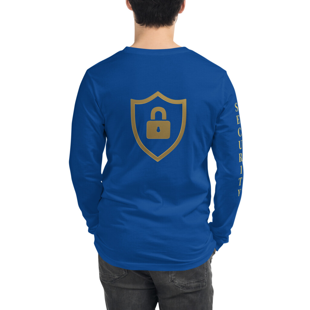 Security Symbol Plus Long Sleeve Tee II - True Royal, 2XL