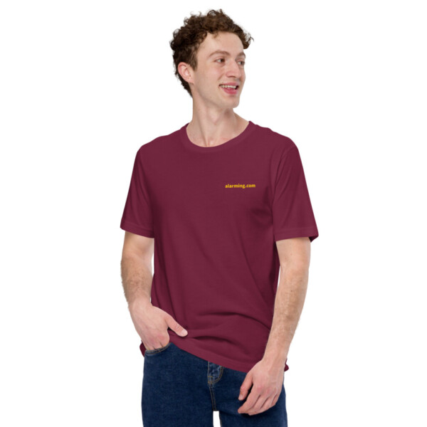 alarming.com Cotton Tee - 2XL, Maroon