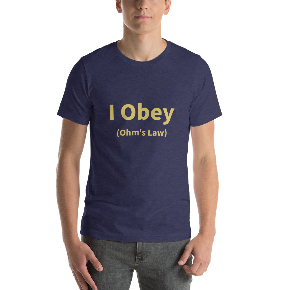 I Obey Ohm's Law Cotton Tee I