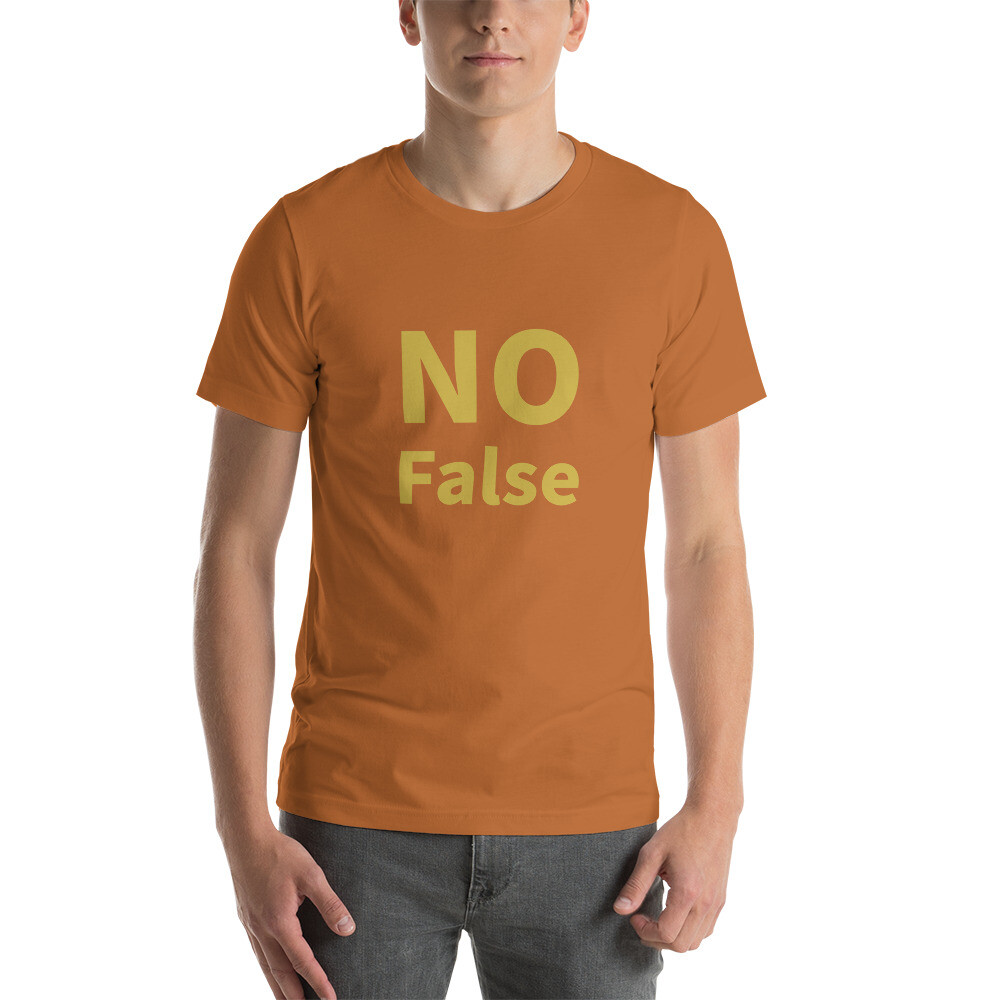 No False Cotton Tee I