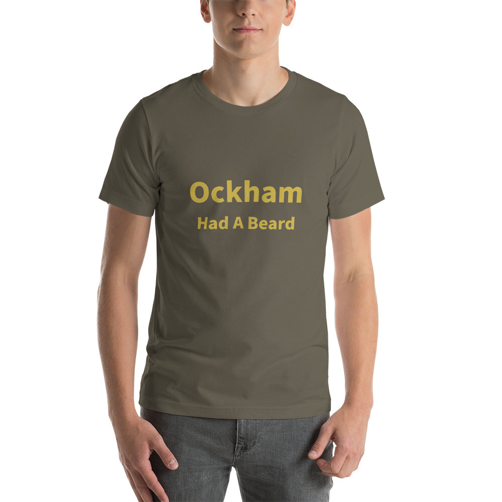 Ockham Had A Beard Cotton Tee I