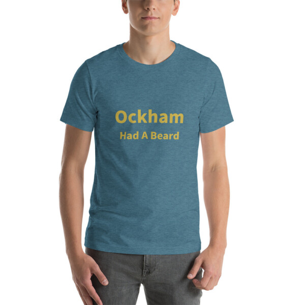 Ockham Had A Beard Cotton Tee I