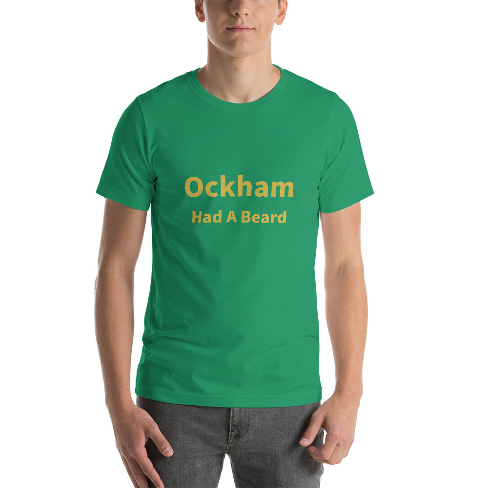 Ockham Had A Beard Cotton Tee I