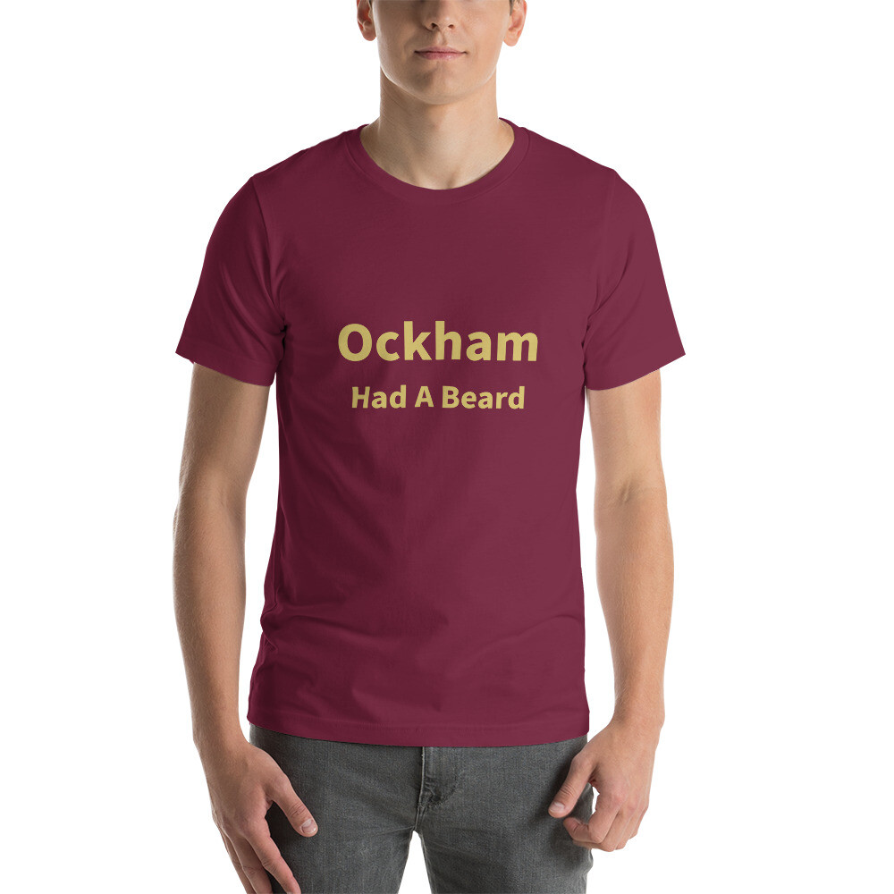 Ockham Had A Beard Cotton Tee I