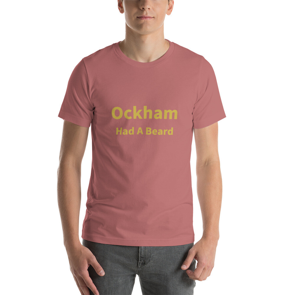 Ockham Had A Beard Cotton Tee I