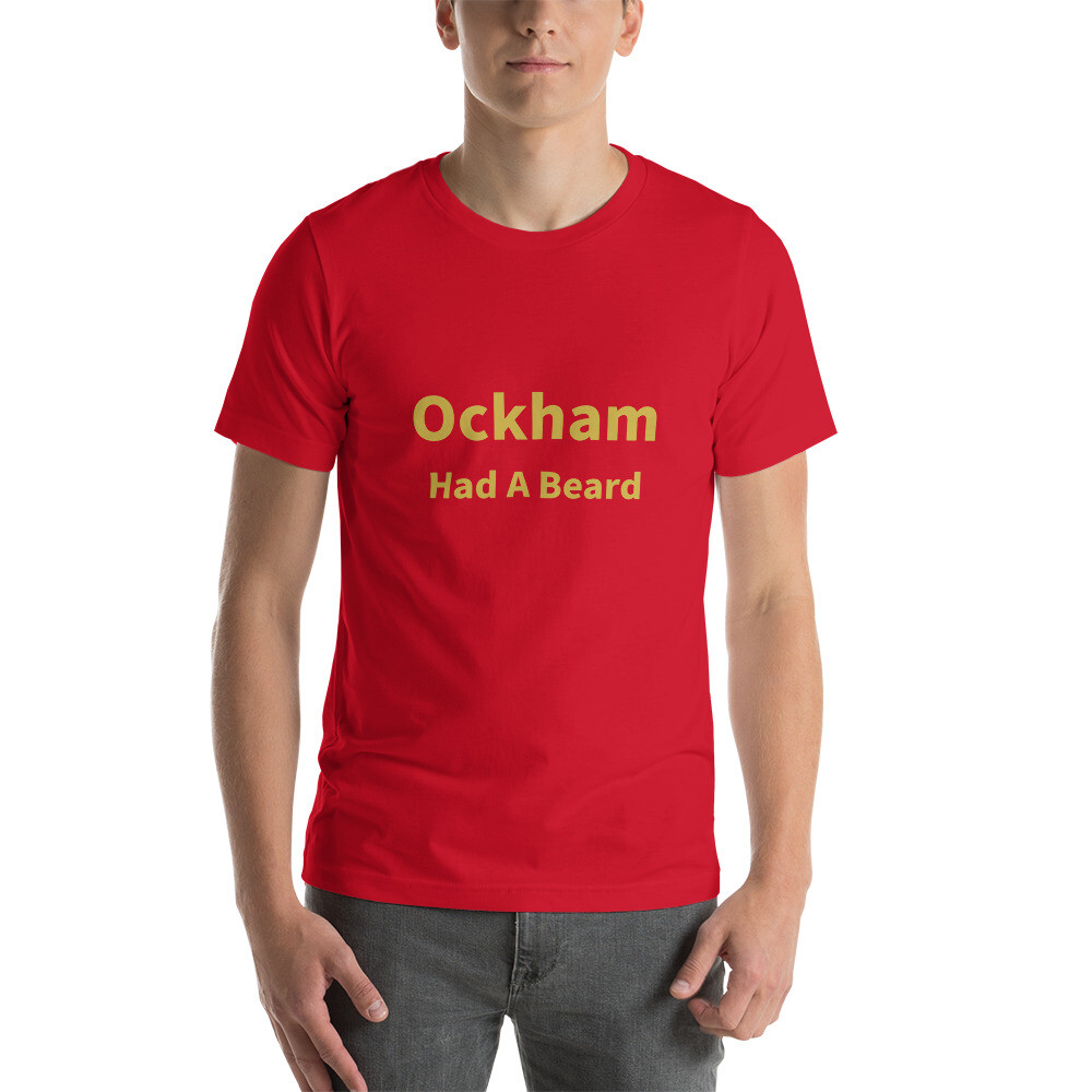 Ockham Had A Beard Cotton Tee I