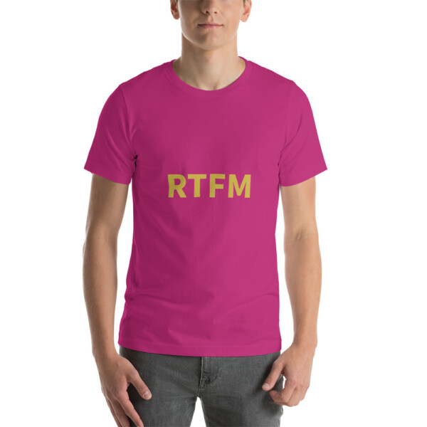 RTFM Cotton Tee I