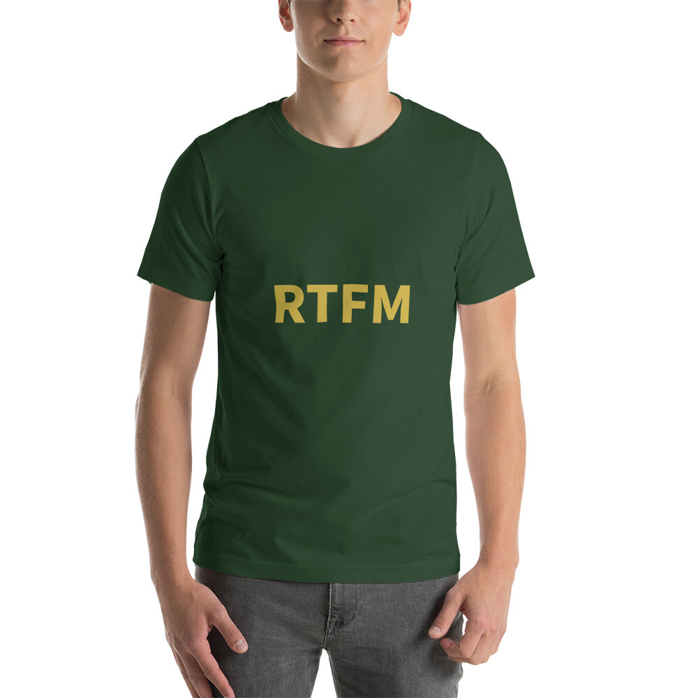 RTFM Cotton Tee I - Forest, 2XL