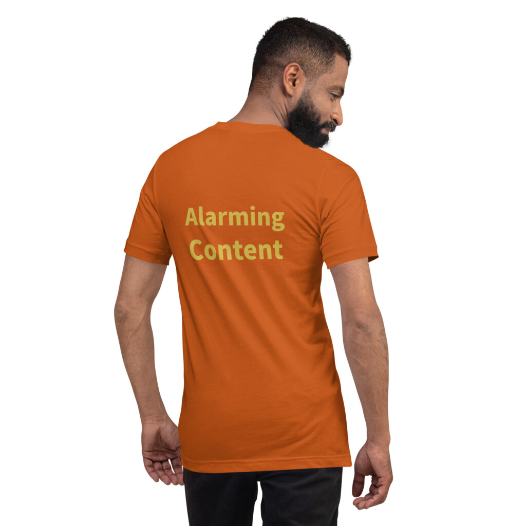 Alarming Content Cotton Tee II - Autumn, 2XL