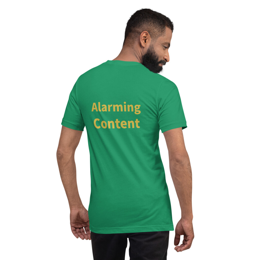 Alarming Content Cotton Tee II - Kelly, 2XL