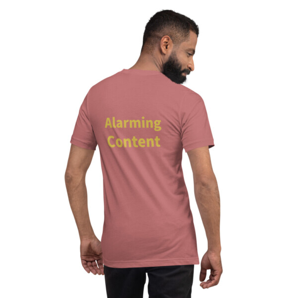 Alarming Content Cotton Tee II - Mauve, 2XL