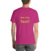 Am I On Test Cotton Tee II - Berry, 2XL