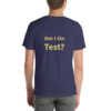 Am I On Test Cotton Tee II - Heather Midnight Navy, 2XL