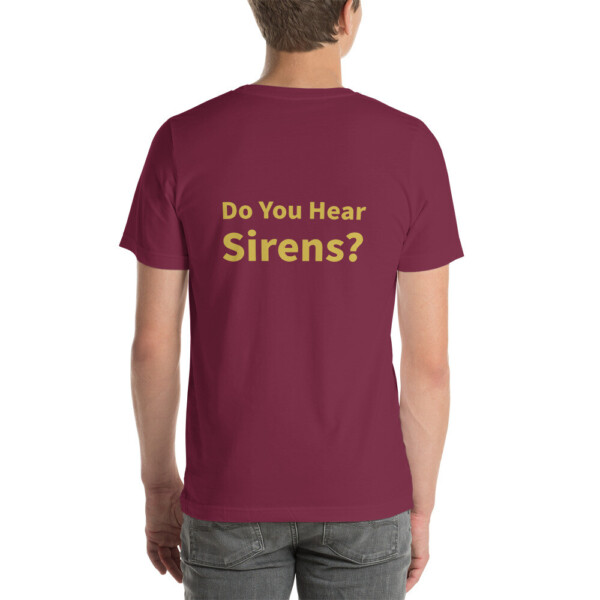 Do You Hear Sirens Cotton Tee II - Maroon, 2XL