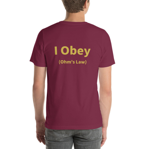 I Obey Ohm's Law Cotton Tee II