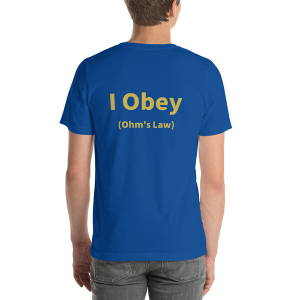 I Obey Ohm's Law Cotton Tee II