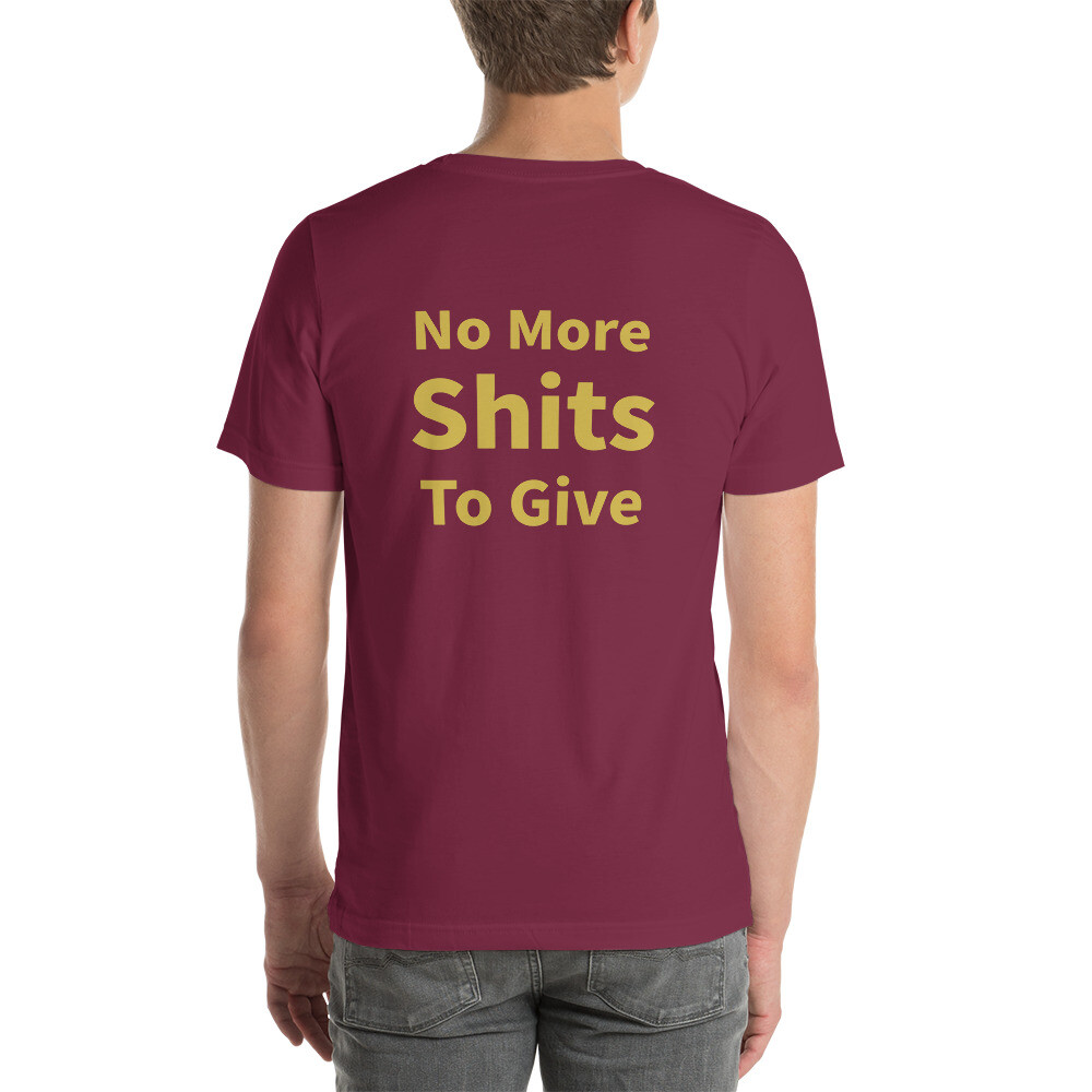No More Shits to Give Cotton Tee II - Mens
