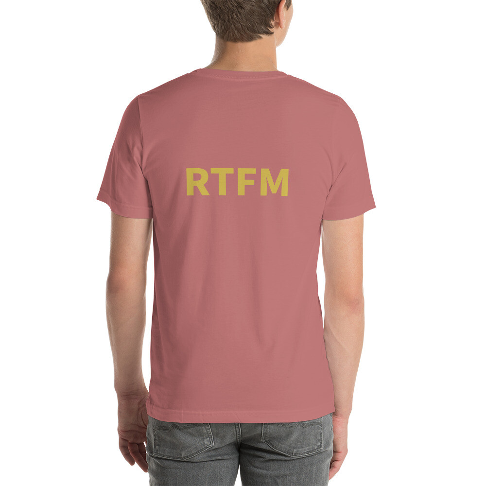RTFM Cotton Tee II - Mauve, 2XL