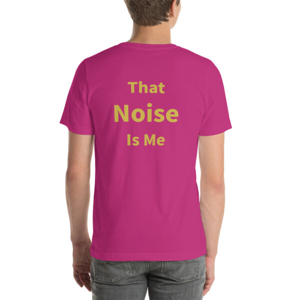 That Noise is Me Cotton Tee II - Berry, 2XL