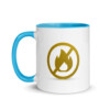 Fire Alarm Symbol Colorful Mug - Blue