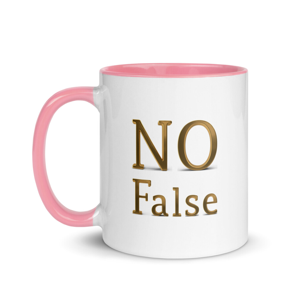No False Colorful Mug - Pink