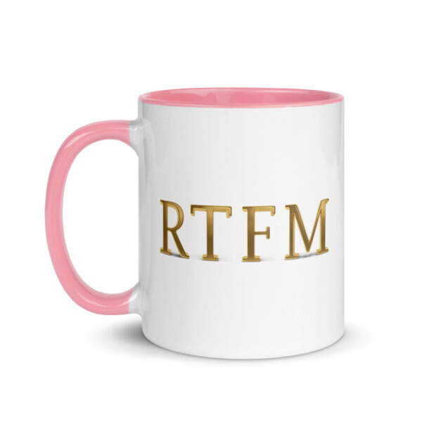 RTFM Colorful Mug - Pink
