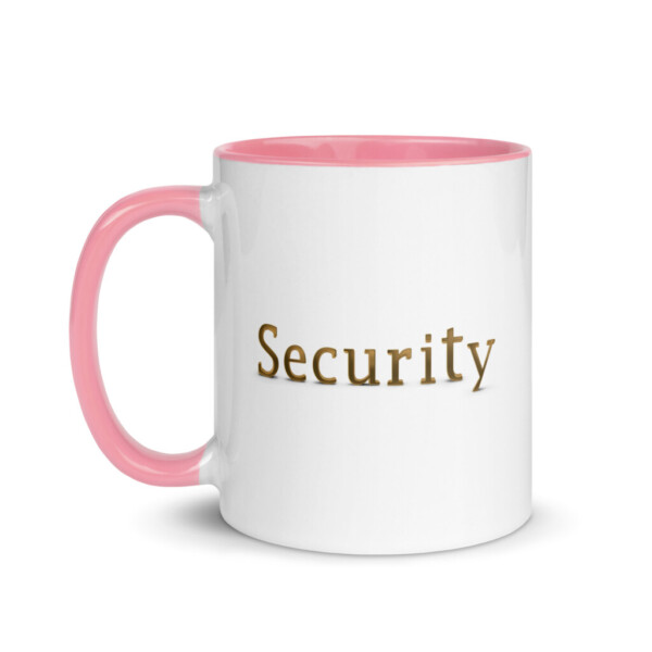 Security Colorful Mug - Pink