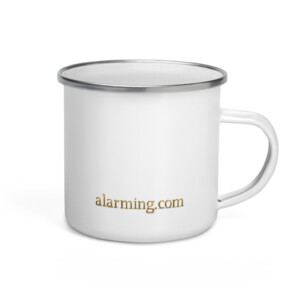 alarming.com Enamel Mug